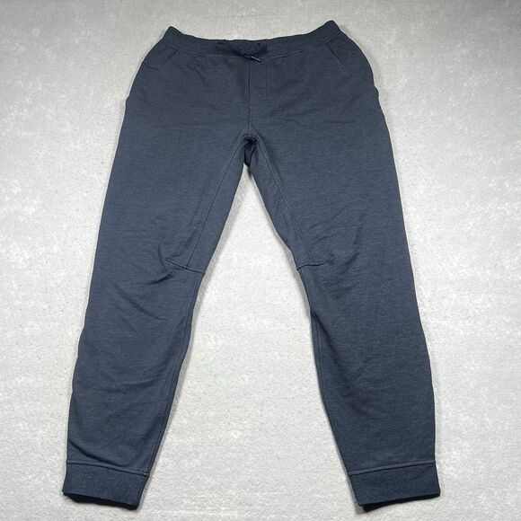 Lululemon Joggers Large Blue Casual Performance Run Gym Soft Jersey Sweat Pants - Picture 1 of 12